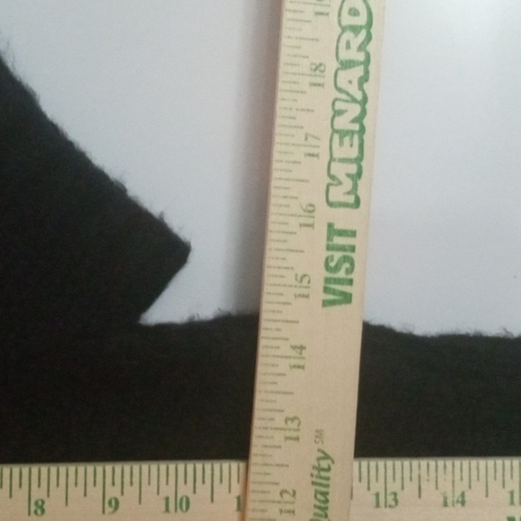 BCBG MAXAZRIA Cowl Neck Short Sleeve Tunic Sweater Black Pre-owned - Picture 10 of 10